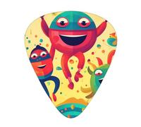 cutie pie Patterned guitar picks - (thin/medium/thick) free to choose, suitable for all kinds of string instruments,