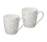 Cutie Rose bone china mugs pair set P97280/9940 (japan import) by Noritake