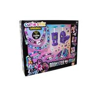 Cutie Stix - Monster High Jewellery Making Kit | Create Your Own Fun Unique Accessories | Creative Necklace and Bead Bracelet Making Activity Set | Fun Arts and Crafts for Boys and Girls Ages 6+
