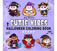 Cutie Vibes: Halloween Coloring Book for Adults and Teens with Bold and Easy Designs Featuring Cozy & Spooky Illustrations for Relaxation and Stress Relief