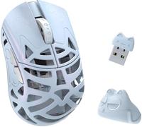 CutiePcs WLMOUSE Beast Miao Magnesium Wireless Gaming Mouse, 31g Ultralight, 8K Polling Rate, PAW3950 HS Sensor, Dual Receivers, Cat-Themed Lightweight Esports Mouse (Blue(OM Switch))