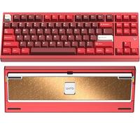 CutiePcs WOBKEY Crush 80 Reboot CNC Aluminum Mechanical Keyboard, Magnetic Ball-Catch Design, Triple-Mode Connectivity, HMX Frost Switches (Lite) / Kailh Cocoa Switches (Pro) (Pro Red)
