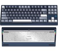 CutiePcs WOBKEY Crush 80 Reboot CNC Aluminum Mechanical Keyboard, Magnetic Ball-Catch Design, Triple-Mode Connectivity, HMX Frost Switches (Lite) / Kailh Cocoa Switches (Pro) (Pro Navy)