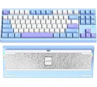 CutiePcs WOBKEY Crush 80 Reboot CNC Aluminum Mechanical Keyboard, Magnetic Ball-Catch Design, Triple-Mode Connectivity, HMX Frost Switches (Lite) / Kailh Cocoa Switches (Pro) (Pro Blue)