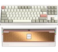 CutiePcs WOBKEY Crush 80 Reboot CNC Aluminum Mechanical Keyboard, Magnetic Ball-Catch Design, Triple-Mode Connectivity, HMX Frost Switches (Lite) / Kailh Cocoa Switches (Pro) (Pro Warm Silver)