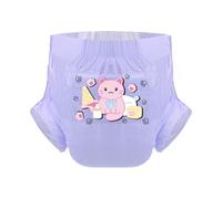 CutiePlusU Adult Diaper 3 Pieces Adult Diapers Sample Maximum Overnight Absorbency - Cute Kitty Purple (Medium 28"-38")
