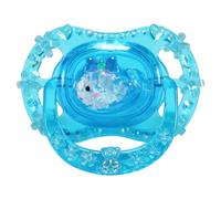 CutiePlusU Adult-Size Crystal Pacifier Dummy for Adults DIY Handmade Cute Decorative Shield - Blue Crystal Whale