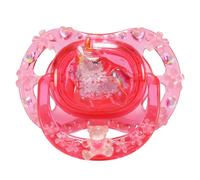 CutiePlusU Large Size Crystal Pacifier Dummy Big Shield DIY Handmade Pink
