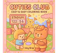 Cuties Club: Cozy & Easy Coloring Book