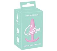 Cuties Mini Butt Plug - silicone anal plug (pink, 2.1 cm)