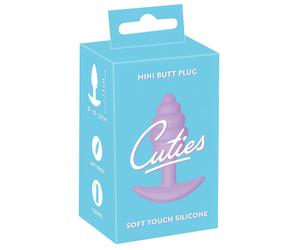 Cuties Mini Butt Plug - Silicone Anal Plug - Purple (2.8cm)