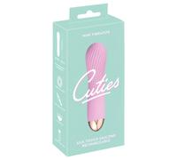Bullet Vibrator Massager Cuties Silk Touch Rechargeable Mini Vibrator Pink