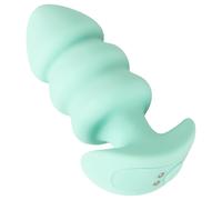 Cuties Mini - Vibrating Rounded Anal Plug (Green)