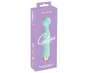 Cuties Mini Wand - Rechargeable, Waterproof Massager Vibrator (Green)