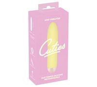 Cuties Mini Yellow - Rechargeable Silicone Vibrator (Yellow)