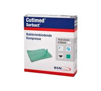 Cutimed, Sorbact Dressings 200 g, White, 4 x cm, Pack of 6