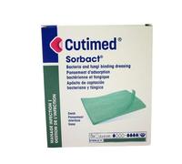 Cutimed Sorbact Swabs 4cm by 6cm 5pack