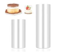 Cutiolly Cake Edge Film, 10 cm 15 cm Transparent Acetate Roll, Cake Film, Acetate Cake Strips, Reusable Acetate Cake Strips, Acetate Foil Cake, Cake Foil Edge, Plastic Film