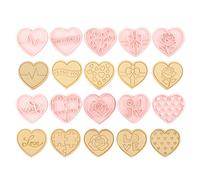 CutitiUU 10 PCS Valentine's Day Cookie Mold Set,Valentine's Day Love Cookie Mould Valentines Cookie Cutter Heart Shaped Cookie Cutter for Valentine Party Wedding Birthday Decoration