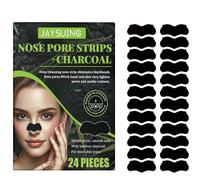 CutitiUU 24 PCS Blackhead Remover Strips,Charcoal Pore Strip,Pore Strips for Blackheads,Deep Cleansing and Tightens,for All Skin Types Effective for Men and Women