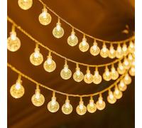 CutitiUU 3.0M 20 LED Globe Fairy Lights Battery Powered-Bulb LED Ball String Lights,Bubble Ball String Lights,Outdoor Indoor String Fairy Lights for Christmas,Balcony,Gazebo,Garden (Bubble Ball)