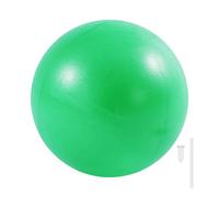 CutitiUU Pilates Ball, Soft Yoga Ball 9,8 Inch Small Exercise Ball Anti-Burst Yoga Ball with Inflation Straw for Home Gym Pilates Yoga Balance Core Training Stability Stretching (Green)