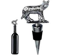 CutitiUU Wine Bottle Stopper Wolf Head Wine Stopper Bottle Stoppers for Wine Champagne Reusable Bottle Saver Wine Accessory Wine Gifts Birthday Gifts for Men and Collectibles Enthusiasts
