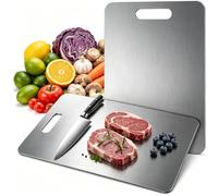 Cutium Titanium Cutting Board, Odorless and Easy to Clean | Does Not Swell or Splinter and Helps Avoid the Typical Plastic Abrasion Caused by Cutting Different Foods (29 * 20CM)