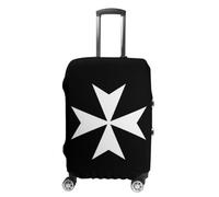 CUTJMDNGH Hospitaller Knights Travel Luggage Cover Washable Baggage Suitcase Protector Case Fit 19-32 Inch