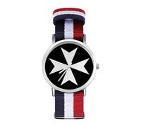 CUTJMDNGH Hospitaller Knights Watches for Men Women Quartz Wrist Sport Casual Watch Travel Accessories
