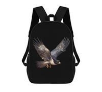CUTJMDNGH Peregrines-Falcon Flying 17 Inch Laptop Backpack Camping Rucksack Casual Daypacks Shoulder Bag for Men Women