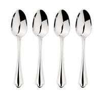 Cutlery 18/8 Stainless Steel Spoon 4pc Set Alhambra Glim & Glam Silver One Size