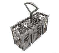 Cutlery Basket, Detachable Gray Cutlery Basket for Dishwasher - 6 Compartments - Compatible with Various Brands and Models