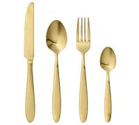 Cutlery, Brushed Gold Finish, Set of 4