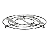 Cutlery Design Trivet Chrome For Home Table
