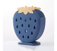 Cutlery drainer, , Drainer,Utensil Holder,Creative Kitchen Utensils Chopsticks Home Drying Rack Strawberry Shape Storage(Red)(Blu)