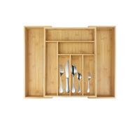 Cutlery Drawer Organiser Cutlery Tray 6-8 Compartment Kitchen Drawer Organiser Kitchen Utensils Holder Knife and Fork Drawer Organiser Kitchen Cupboard Organiser Draw Organisers Cutlery