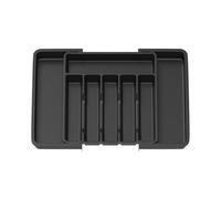 Cutlery Drawer Organiser, Expandable Kitchen Drawer Organiser, Silverware Organizer Cutlery Tray Utensil Organisation for Forks Spoons, Flatware Organizer for Drawer with 6-8 Compartment Holders
