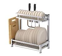Cutlery Dryirack Dish Rack Kitchen Multi-Function Household Rack Storage Rack Dish Drain Rack Cutlery Rack for Dishwasher/B42.5 * 22 * 40.5Cm