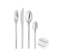 Cutlery Set Fork Spoon 24pc Sets Anydate Nordic Stripes