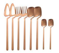 Cutlery Set Hangable 18/8 Stainless Steel Rose Gold 2 Sets