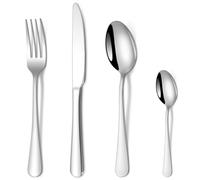 Cutlery Set, HONKKU 48 Pieces Stainless Steel Flatware Set for 12 People, Mirror Polished Silverware Set with Spoon Knife and Fork Sets for Home Kitchen Dishwasher Safe