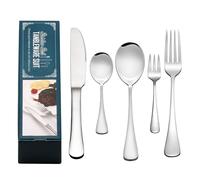 Cutlery Sets, 20PCS Stainless Steel Flatware Tableware Set with Spoon Knife and Fork Set for 4 People, Dishwasher Safe
