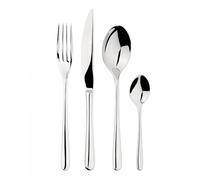 Cutlery Sets Stainless Steel 18/8 24pc Set Catering Sphere Glim & Glam Silver One Size