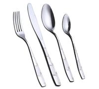 Cutlery Sets Stainless Steel Cutlery Knife,Fork and Spoon Set 4 Pieces Western Tableware Silver