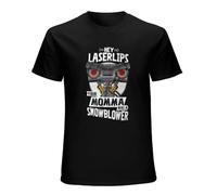 CUTLERY SUIT Men's Hey Laser Lips T-Shirt Unisex & Kids - Johnny 5 Short Circuit Robot Funny 80's Black M