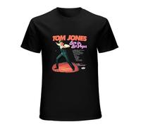 CUTLERY SUIT Men's Tom Jones - Live in Las Vegas T-Shirt Black XL