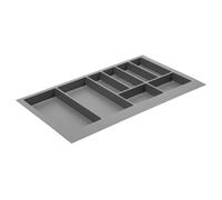 Cutlery tray inserts for kitchen drawers cabinet sizes 400-900 ANTHRACITE