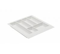 Cutlery tray inserts for kitchen drawers cabinet sizes 400-900 WHITE