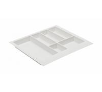 Cutlery tray inserts for kitchen drawers cabinet sizes 400-900 WHITE